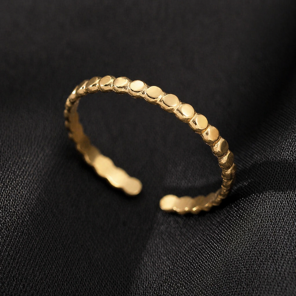 Tiny Golden Orbit Ring