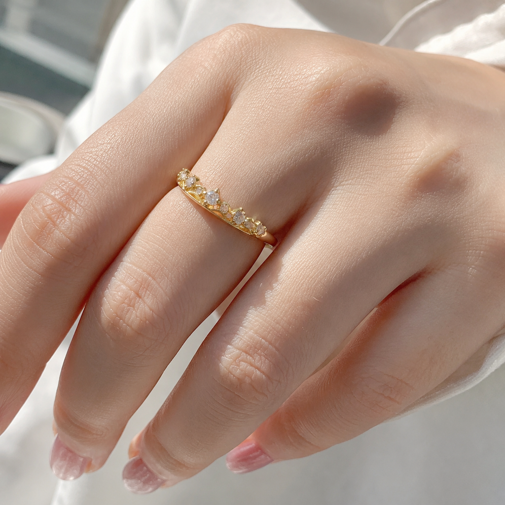Rapunzel Crown Ring