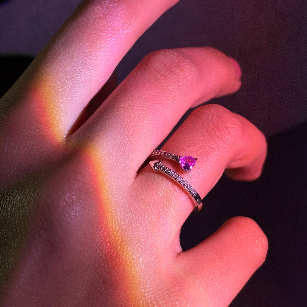 18k Gold Plated Blush Arrow Ring