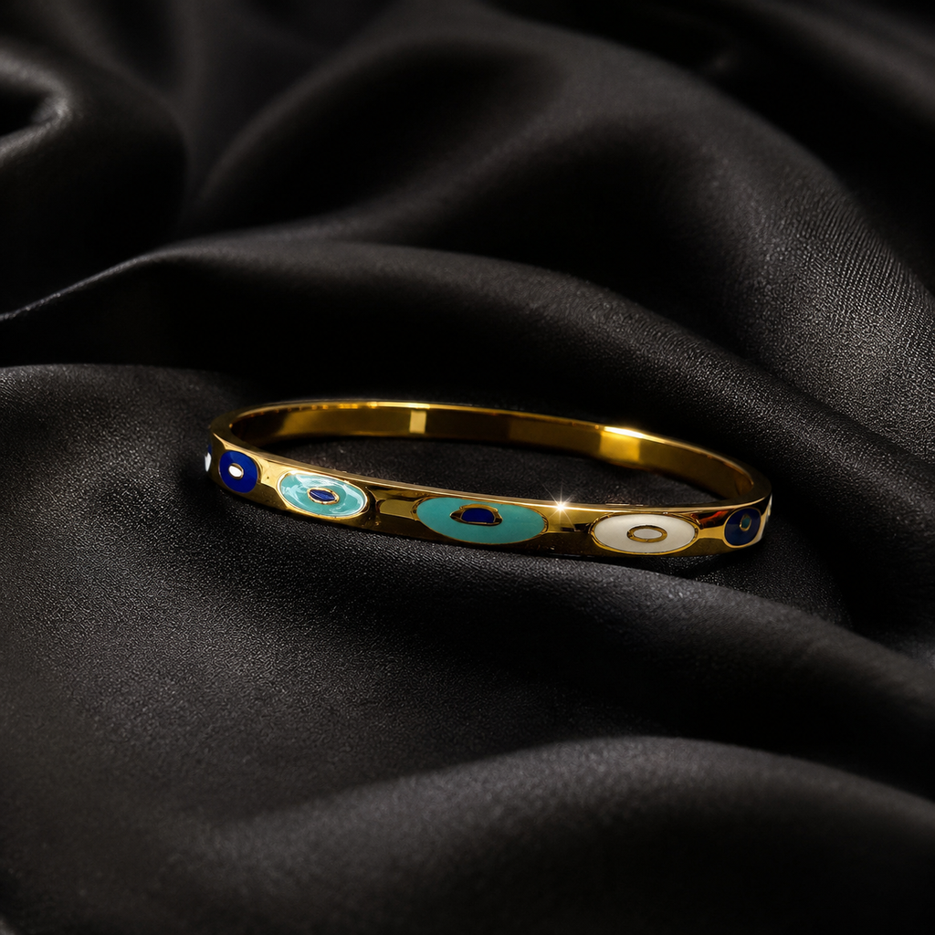 Aqua Aura Bangle(Petite Wrist)
