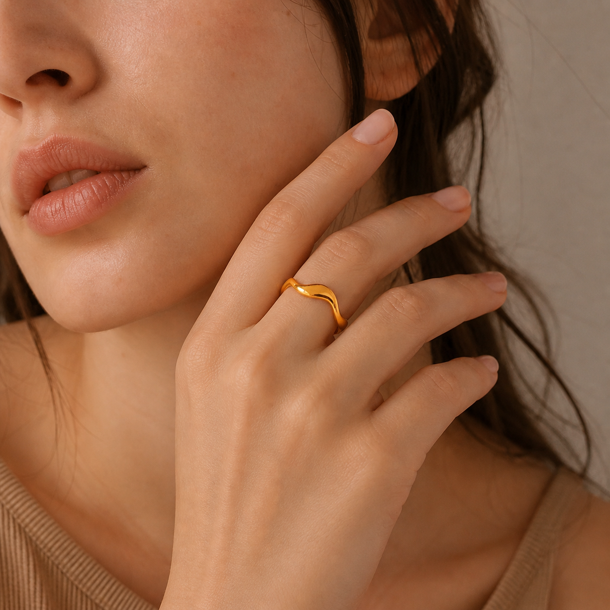 Golden Tide Ring