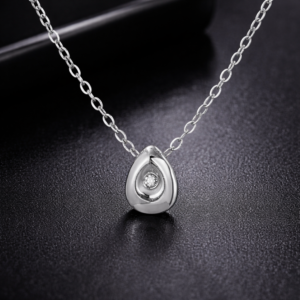 18k Gold Plated Dewdrop Grace(Silver)