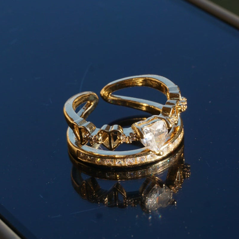 14k Gold Plated Little Luxe Ring