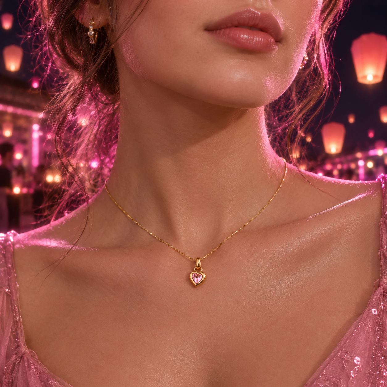 Rapunzel Heart Pendant