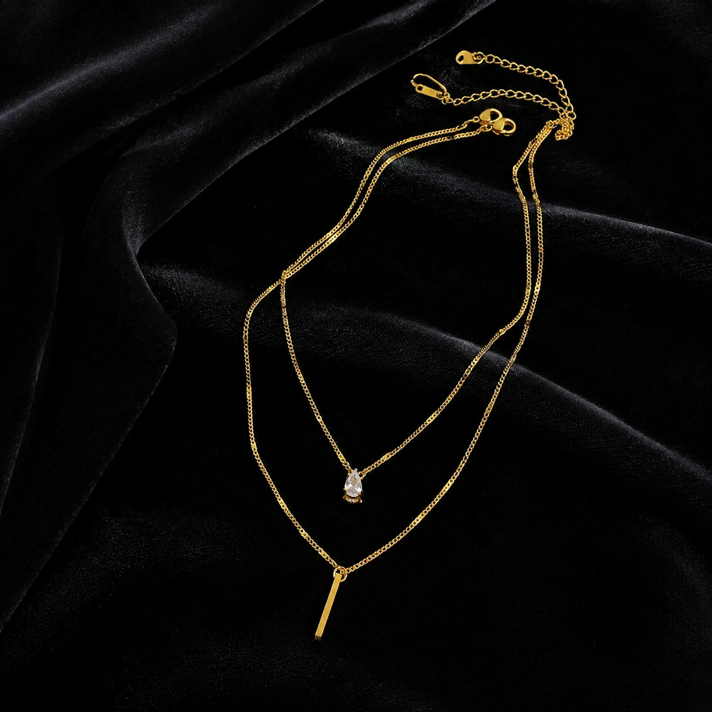 18k Gold Plated Dreamdrop Layers