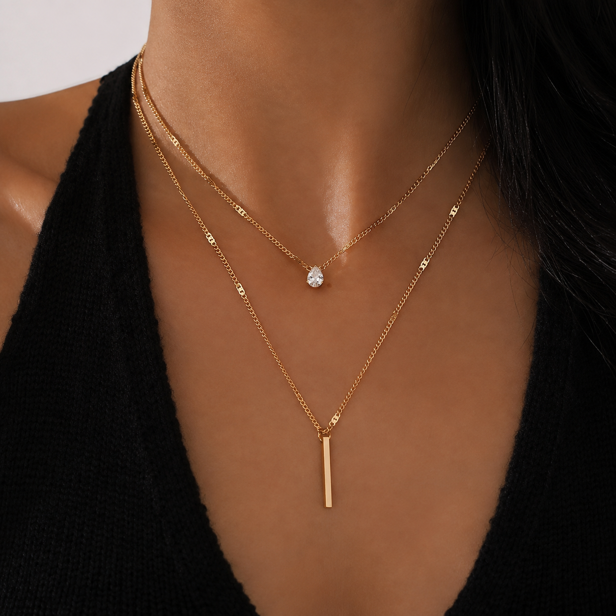 18k Gold Plated Dreamdrop Layers