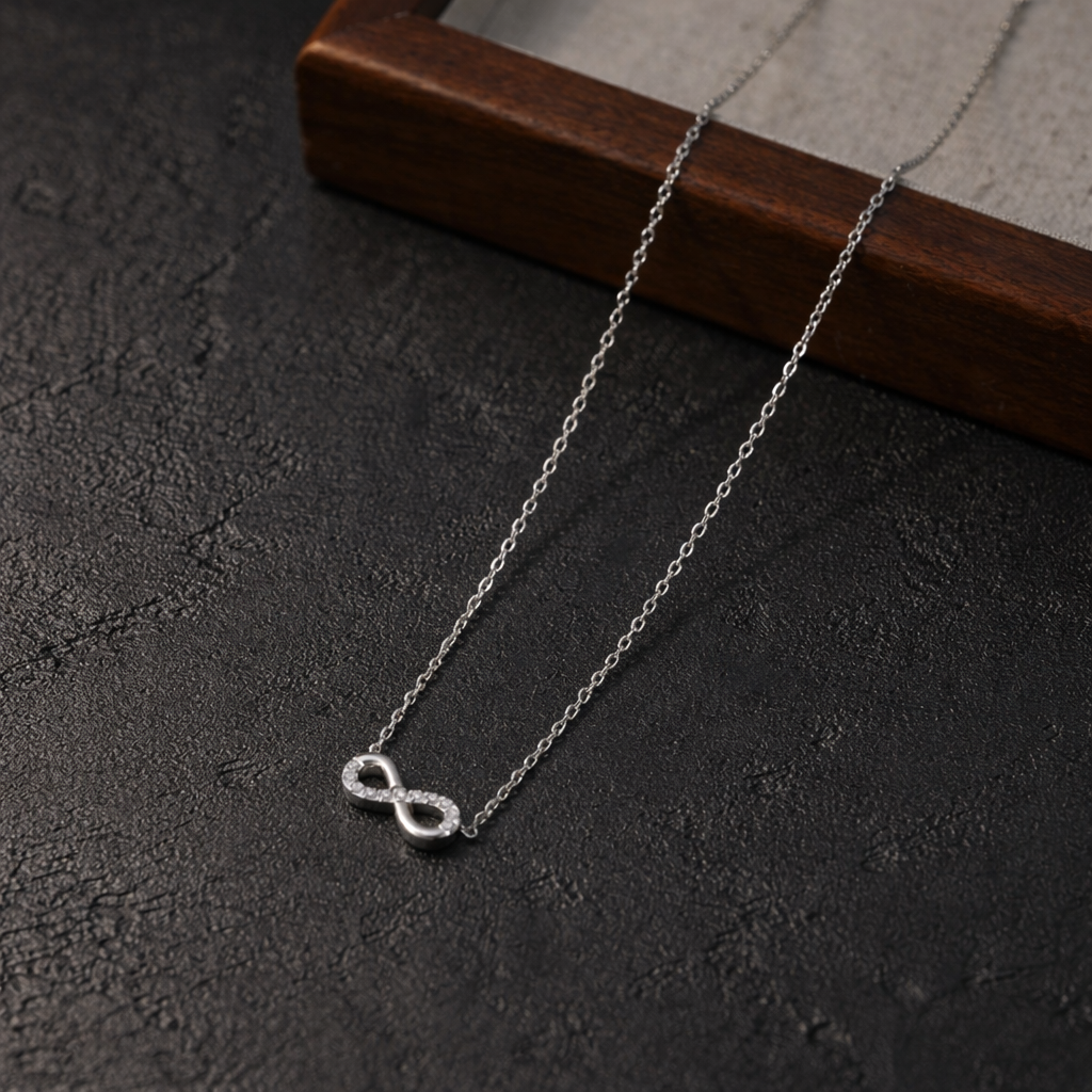 18k Gold Plated Infinity Pendant Necklace