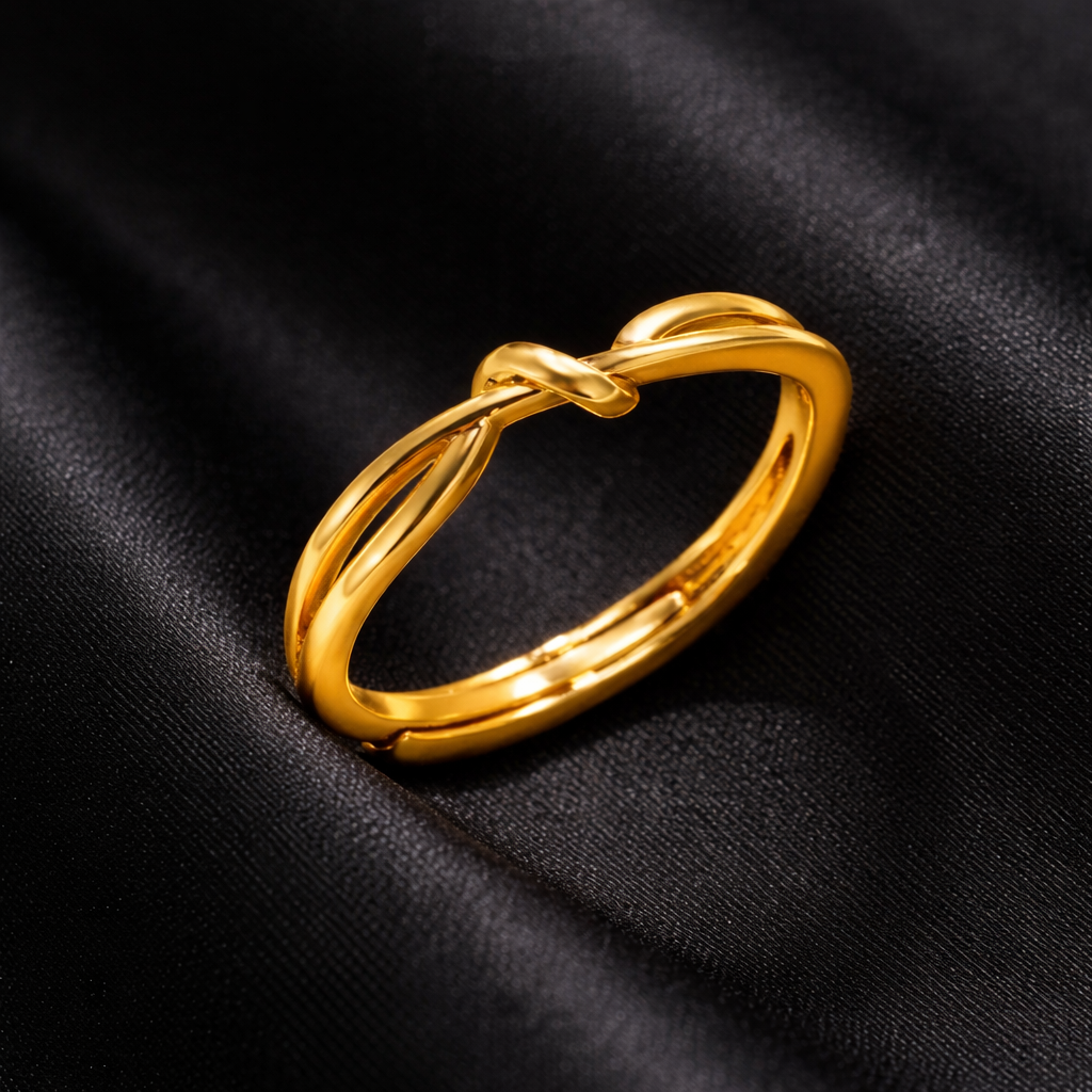 14k Gold Plated Promise Knot