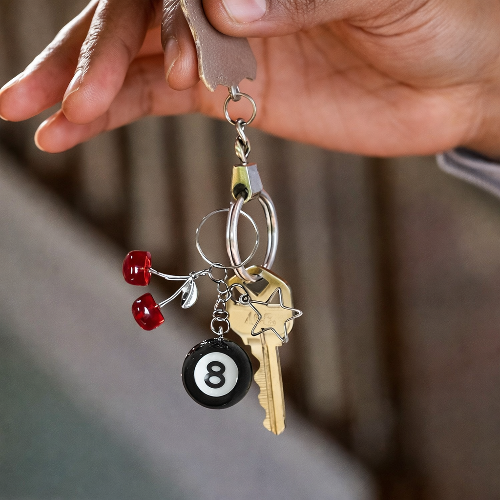 Lucky Eight Bag Charm