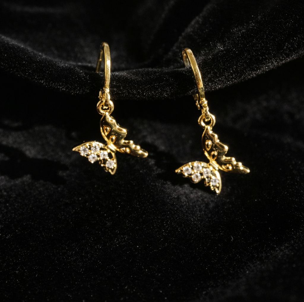 Golden Flutter Earrings