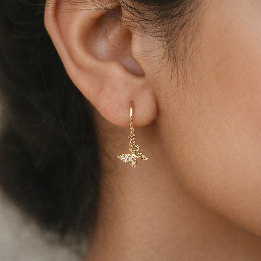 Golden Flutter Earrings