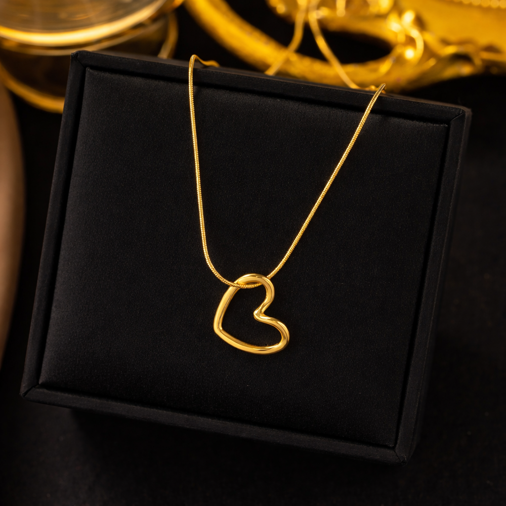 18k Gold Plated Sweet Pulse Necklace(Gold)