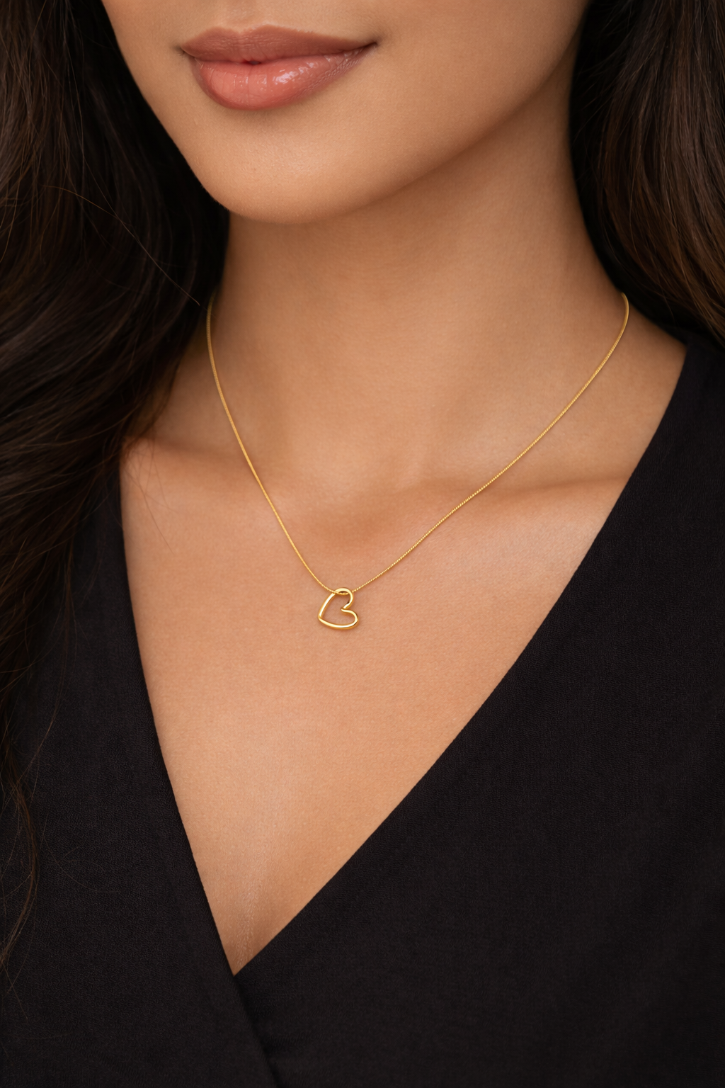 18k Gold Plated Sweet Pulse Necklace(Gold)
