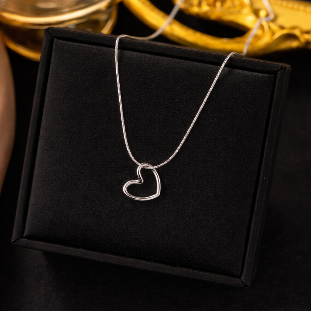 18k Gold Plated Sweet Pulse Necklace(Silver)