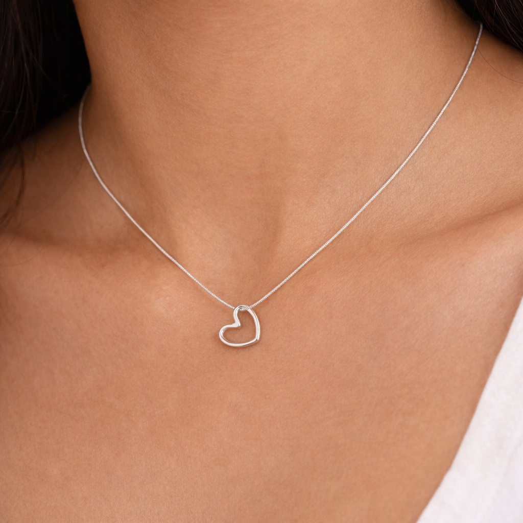 18k Gold Plated Sweet Pulse Necklace(Silver)