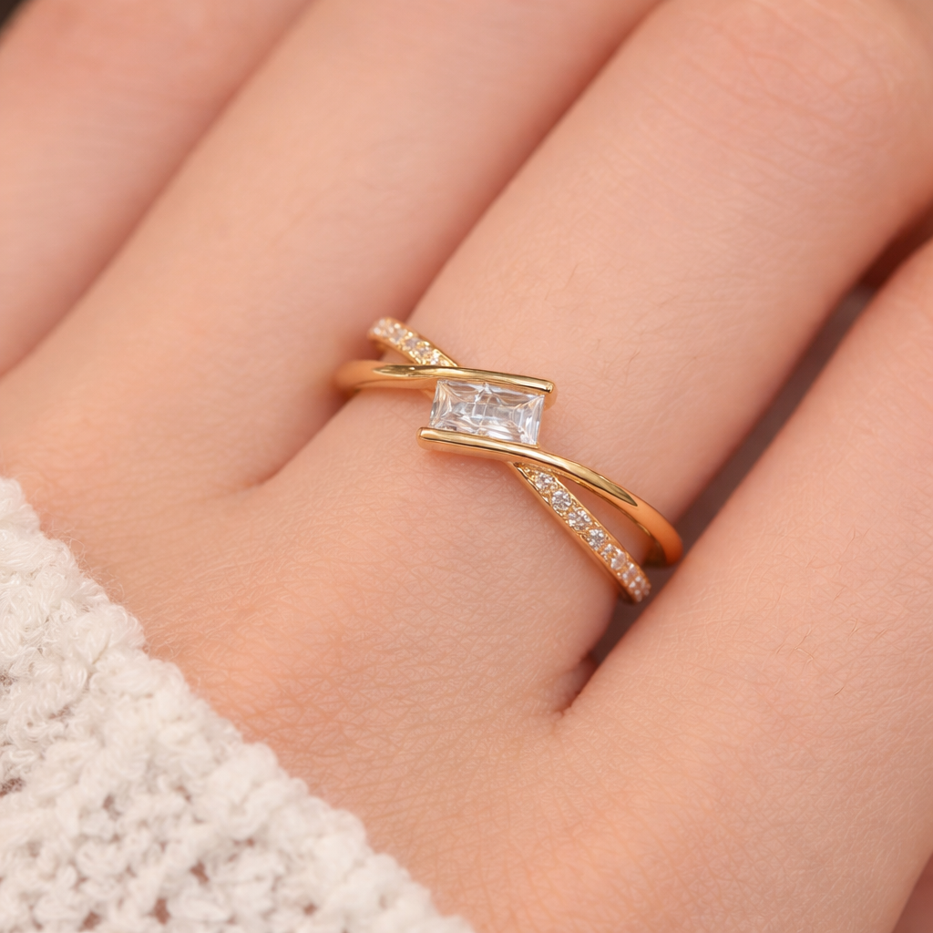 12k Gold Plated Glow Weave