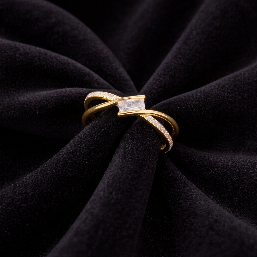 12k Gold Plated Glow Weave