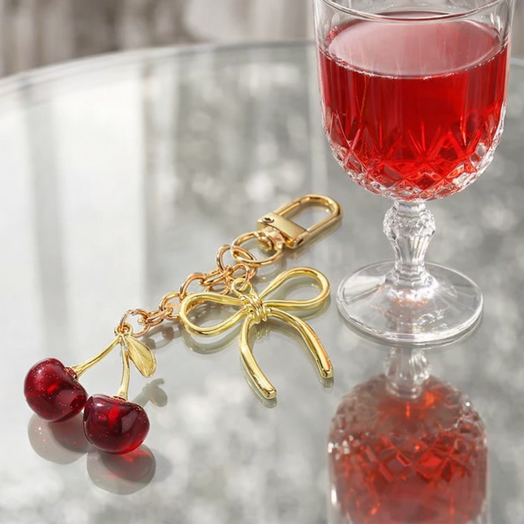 Cherry Kiss Bag Charm