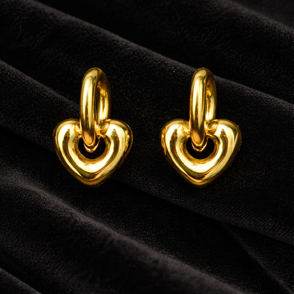18K Gold Plated Soft Glow Hoops