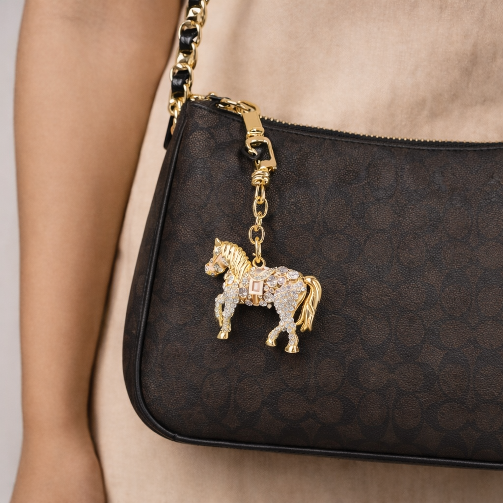 Sparkle Steed Bag Charm