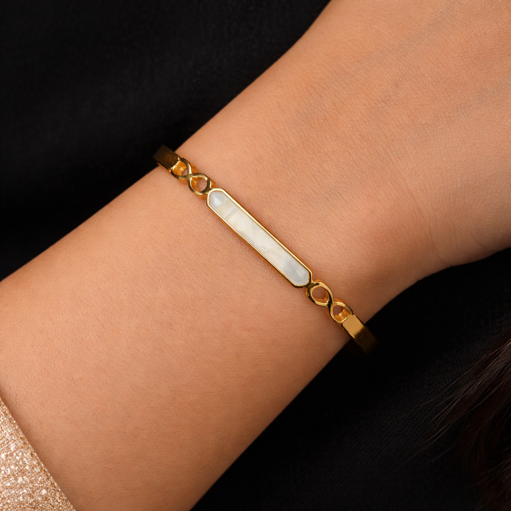 Ivory Whisper Bangle