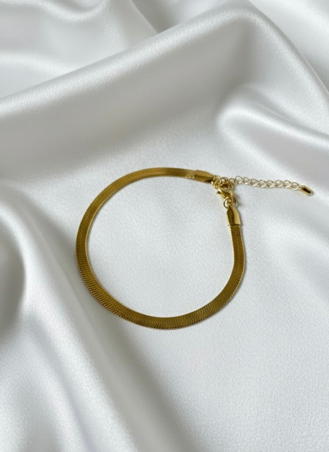 Golden Serpentine Cuff