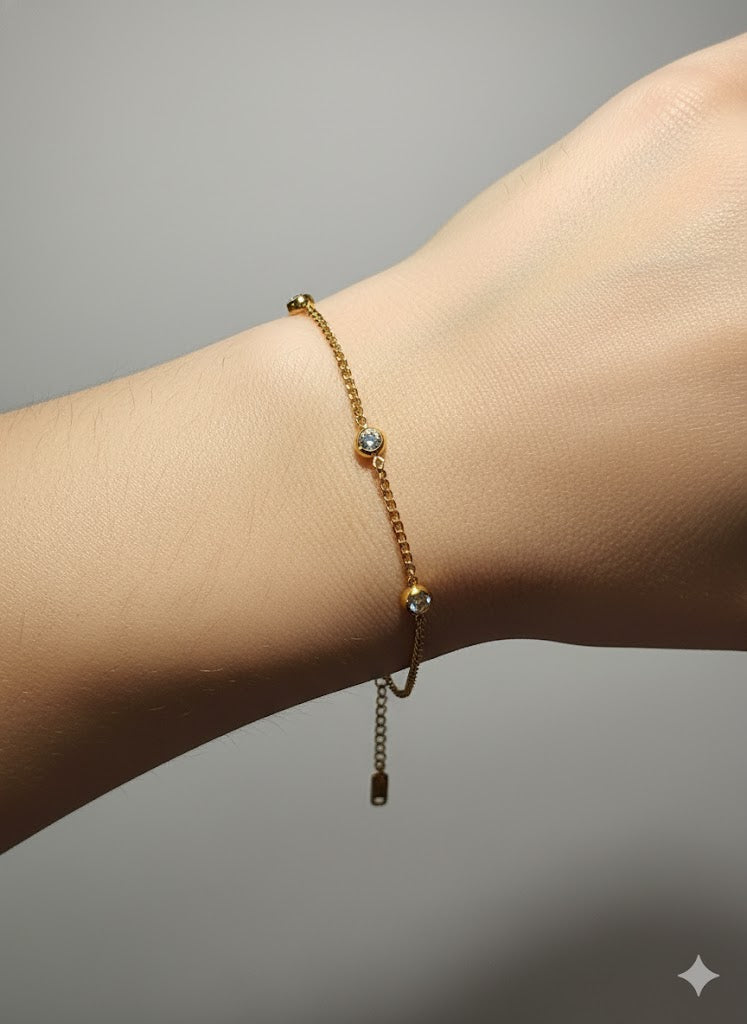 Dainty Gem Bracelet