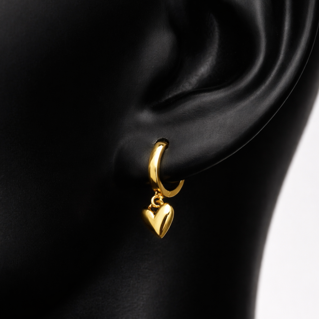 Aurelia Heart Hoops