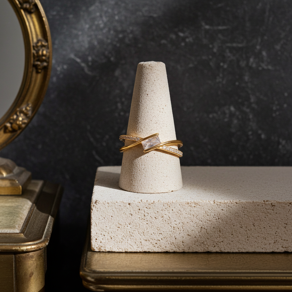 12k Gold Plated Glow Weave