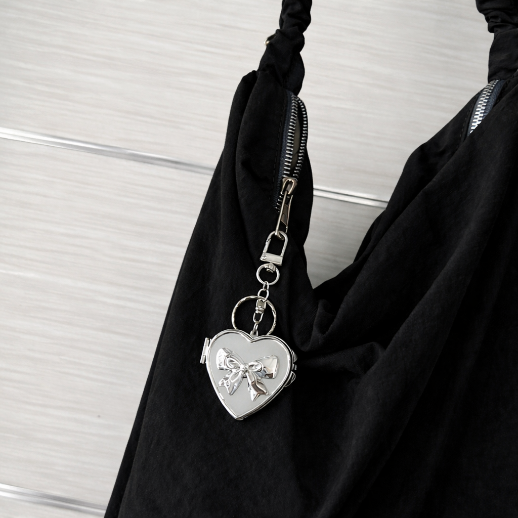 LoveLock Mirror Bag Charm
