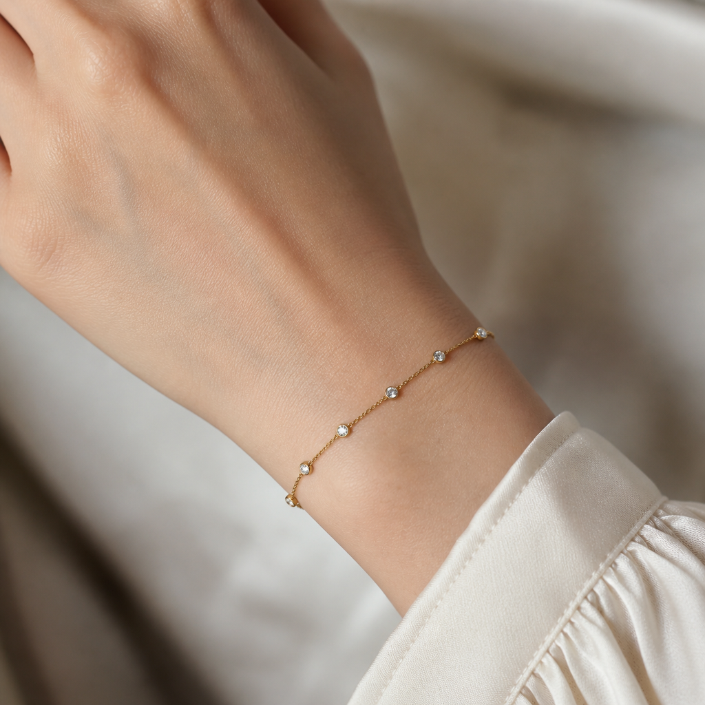16k Gold Plated Trail Bracelet