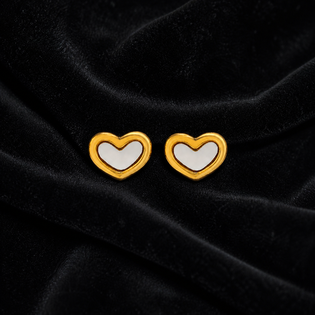 18k Gold Plated Romance Studs