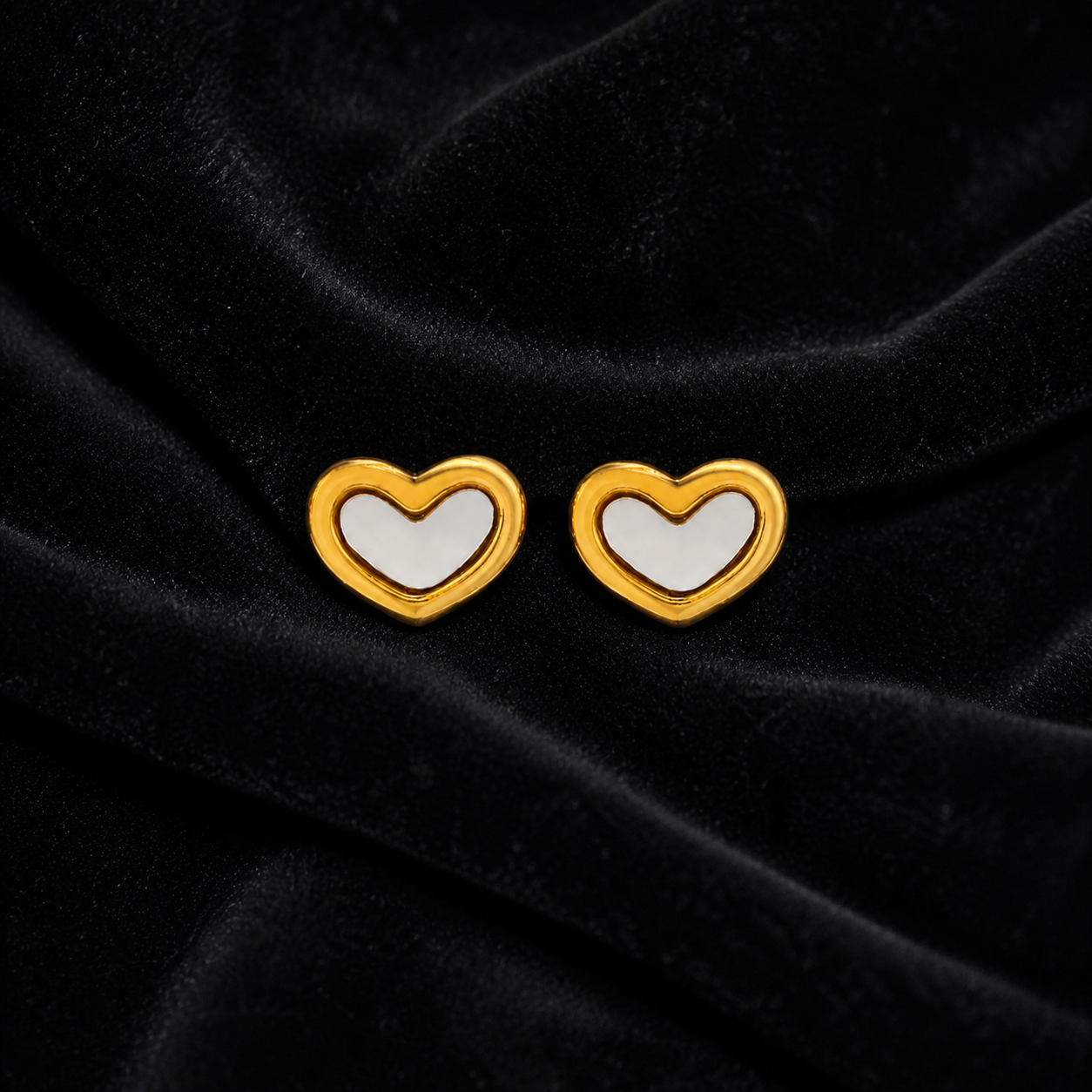 18k Gold Plated Romance Studs