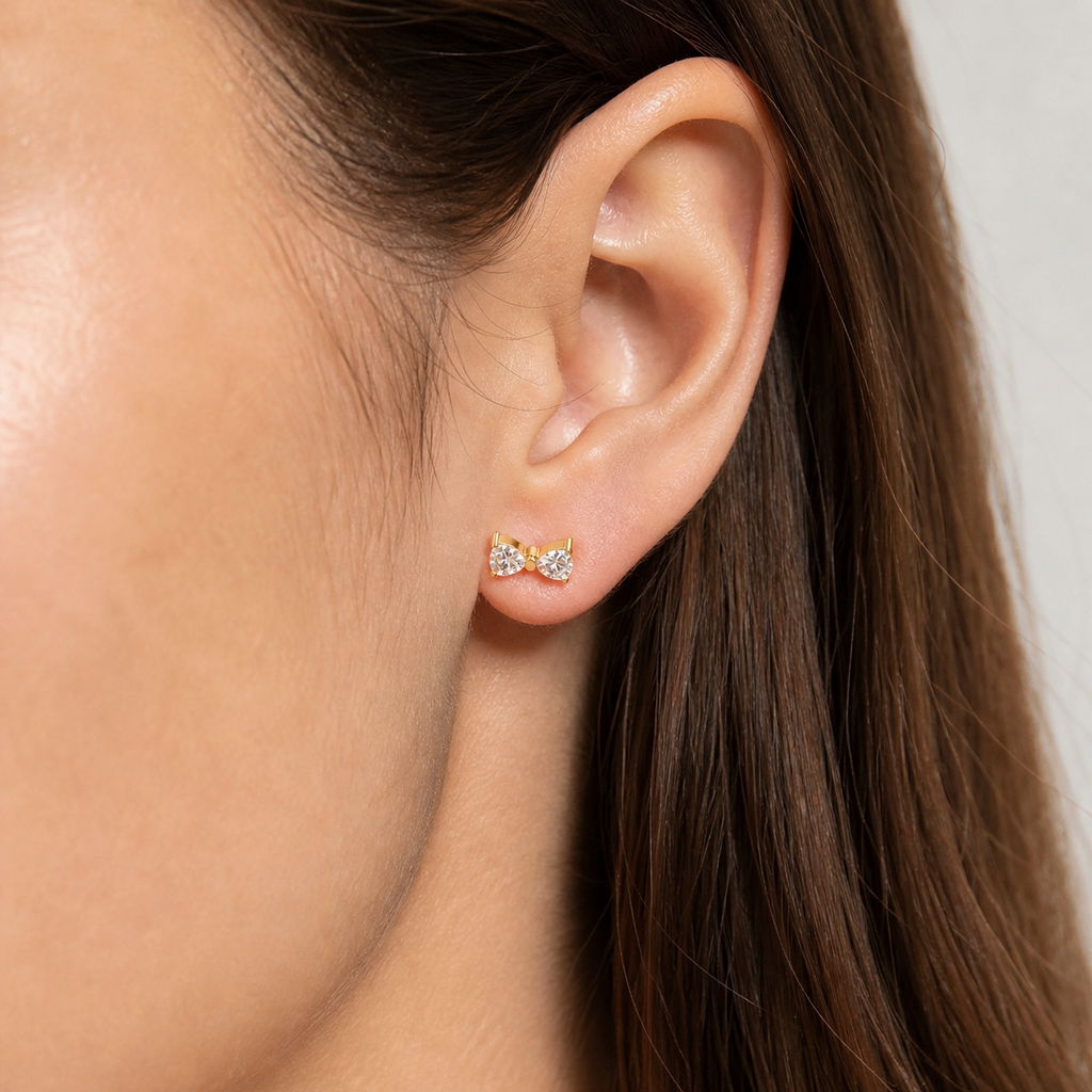 Twinkle Bow Studs